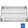 Shelving Inc. 5-Tier Chrome Wire Shelving Unit, 14"d x 18"w x 54"h, Industrial Modern Style, 800lbs Capacity Per Shelf view 2