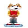 Husky Red & White w/Blue Eyes Basketball Doogie Collectable Figurine view 1
