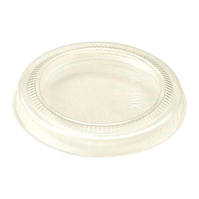 World Centric CPLCS2S Pla Lids For Fiber Cups, 2.6 Diameter X 0.3h, Clear, 2,000/carton