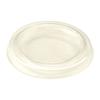 World Centric CPLCS2S Pla Lids For Fiber Cups, 2.6 Diameter X 0.3h, Clear, 2,000/carton view 1