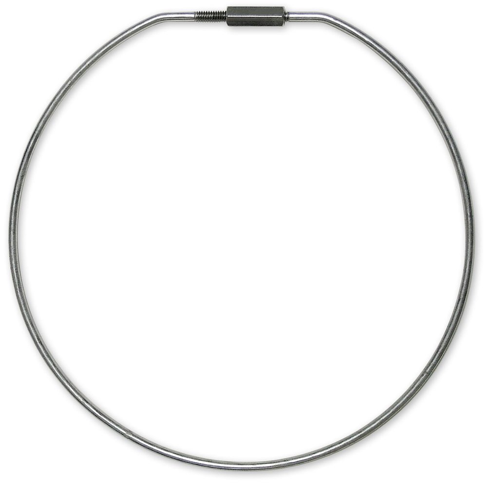 Lucky Line Jumbo 11 Inch Diameter Threaded Locking Key Ring, 1 Per Pack (79111)