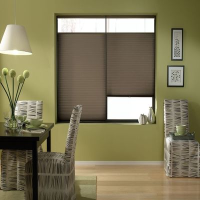 Cordless Top Down Bottom Up Cellular Honeycomb Shades, 71W x 84H, Espresso, Sizes 62-72 Wide