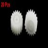 uxcell 20 Pcs 10mm x 2mm 18 Teeth Plastic Gear for Car Model Motor Spindle view 3