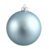 Vickerman 3" Plastic Ball Ornaments in Matte Baby Blue (Set of 12) view 1