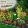 Alpine Corporation 24" Tall Indoor/Outdoor Metal Gazing Globe Display Stand view 2