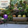 Alpine Corporation 24" Tall Indoor/Outdoor Metal Gazing Globe Display Stand view 3