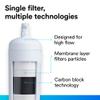 3M Aqua-Pure 3M FF100 Under Sink Drinking and Cooking Water Filter System, Reduces Lead, Microplastics, Chlorine Taste and Odor, Cysts, Select VOCs. 2.5 GPM Full Flow view 4