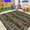 Flagship Carpets Places to Go Play Carpet Rug for Home or School Learning Area, Childrens Classroom, Kid's Bedroom or Playroom, Square, 12' x 12', Tranquility view 3