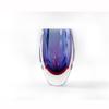 Badash J515 Astra Murano Style Art Glass Purple Vase, 6.5" x 3.75" x 3.75" view 2