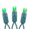 Novelty Lights Battery Operated LED Mini Lights 18 Feet, 50 Count Green Fairy Lights on Green Wire, On/Off & Timer Modes, Indoor/Outdoor Use, 3X D-Cell Required view 2