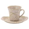 (Kakuni) Mino Ware W30126 Oasis Cup & Saucer view 1