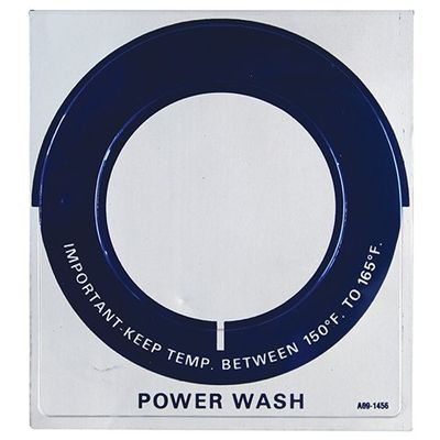 Stero TEMPERATURE GAUGE DECAL A691456