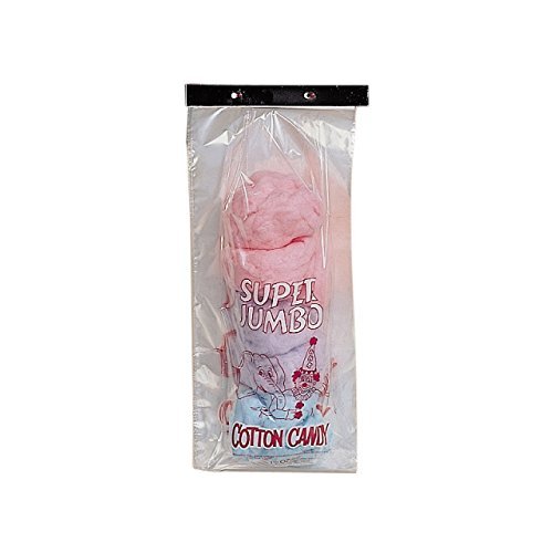 Gold Medal Products 3063 Super Jumbo Floss Bags for Cotton Candy. Bags sold with bag ties