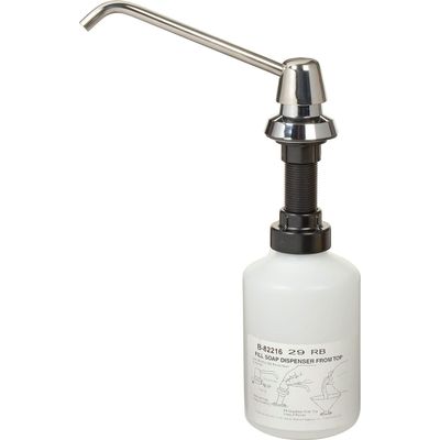 Bobrick B-82216, 20-oz. Liquid & Lotion Soap Dispenser, 6" Spout