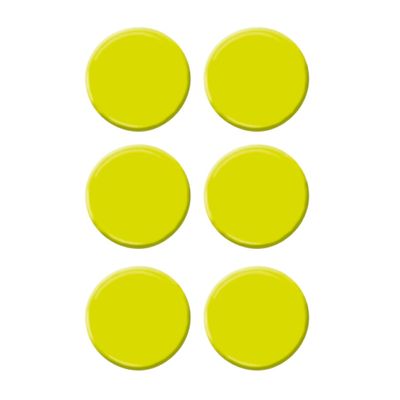 Contento Dots Round Card Holder Yellow