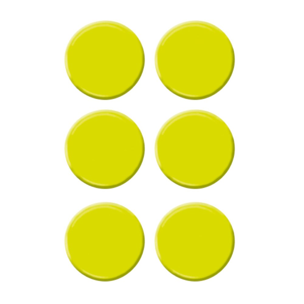 Contento Dots Round Card Holder Yellow