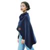 USB Heated Shawl Wrap - Warm Flannel Wearable Blanket, Portable for Car, Winter Plush Sofa Chair Couch Throw, Electric for Home Office Travel, 150*80cm view 2