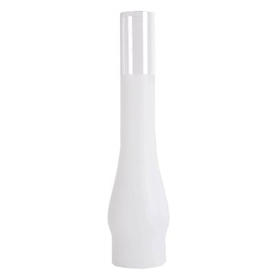 Frosted Glass Lamp Chimney, Replacement Hurricane Globe Measures 2 7/8 Inch Diameter Base x 14 Inches High for Oil or Kerosene Lanterns