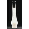 Frosted Glass Lamp Chimney, Replacement Hurricane Globe Measures 2 7/8 Inch Diameter Base x 14 Inches High for Oil or Kerosene Lanterns view 2