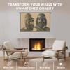 Charlotte Home Furnishings Inc. Bronzi Di Riace Italian Tapestry Wall Hanging 12 X 19 Inch Viscose Cotton & Polyester Blend Wall Art Perfect for Home & Wall Decor By Alberto Passini view 3