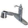 Kingston Brass GSC7571TL Gourmetier Templeton 8-Inch Centerset Single Handle Kitchen Faucet with Pull-Out Wand, Polished Chrome view 1