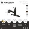 Kingston Brass GSC7571TL Gourmetier Templeton 8-Inch Centerset Single Handle Kitchen Faucet with Pull-Out Wand, Polished Chrome view 4