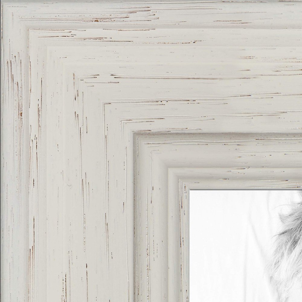 ArtToFrames 5x17 Inch White Picture Frame, This 1.50 Inch Custom Poster Frame is White | Comes with Regular Glass and Corrugated Backing