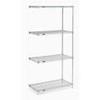 Nexel Poly-Z-Brite 5 Tier Wire Shelving Add-On Unit, 48" W x 21" D x 63" H view 2