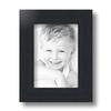 ArtToFrames 5x7 Inch Black Picture Frame, This 1.5" Custom Wood Poster Frame is Black Stain on Pine, for Your Art or Photos - Comes with Regular Glass, WOM0066-80206-YBLK-5x7 view 3