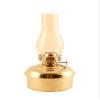 Vermont Lanterns Oil Lamps - Brass Dorset Table Lamp (8", Brass with Amber Glass) view 1
