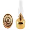 Vermont Lanterns Oil Lamps - Brass Dorset Table Lamp (8", Brass with Amber Glass) view 2