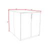Romig Regency Legacy Stand Up Back to Back Storage Cabinet/Desk, Mahogany view 3