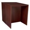 Romig Regency Legacy Stand Up Back to Back Storage Cabinet/Desk, Mahogany view 4