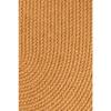 Super Area Rugs Maui Solid Braided Rug Indoor/Outdoor Washable Reversible Carpet, New Gold, 4' X 6' Oval view 3