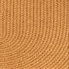 Super Area Rugs Maui Solid Braided Rug Indoor/Outdoor Washable Reversible Carpet, New Gold, 4' X 6' Oval view 4