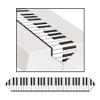 Beistle 57882 Printed Piano Keyboard Table Runner - Pack of 12 view 1