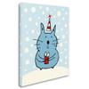 Trademark Fine Art "Christmas Snow Cat" Artwork by Carla Martell, 18 by 24-Inch view 2