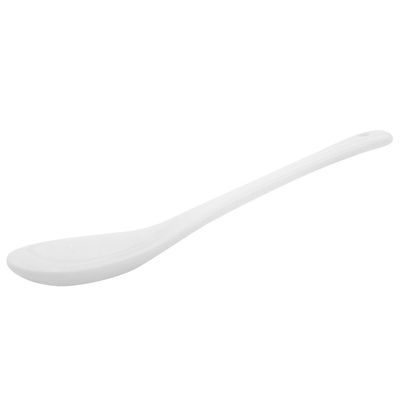 CAC China SPN-6 Gourmet Collection Super White Tasting Spoon 5"