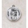 1home Sterling Patron Saint Joseph The Worker Medal view 1