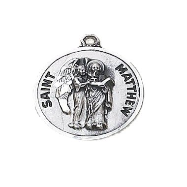 1home Sterling Patron Saint Augustine Medal