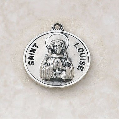 1home Sterling Patron Saint Lucy Medal