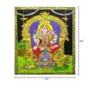 Crafts of India Mariamman/Hindu Batik Cotton Wall Painting 40" X 30" view 2