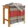 Alpaca Wool Blanket Throw Cherokee Design for Bed Couch Sofa Soft Warm Peruvian Alpaca Wool Blankets 72" x 60" (Ivory/Gray/Red/Sand) view 2