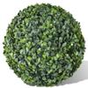 vidaXL Artificial Boxwood Topiary Balls - Set of 2 Weather- Plastic Greenery Balls for Indoor/Outdoor Decorative Use - 13.8 Inches Diameter view 4