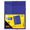Idena DIN Box File with Elastic Strap a4 blue view 1