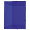 Idena DIN Box File with Elastic Strap a4 blue view 4