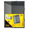 idena DIN Box File with Elastic Strap a4 Black view 1
