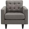 America Luxury - Chairs Modern Contemporary Armchair Set of Two Gray view 4