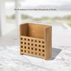 Whitecap 62502 Teak Grate-Front Magazine Rack view 4