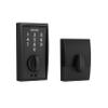 SCHLAGE BE375 CEN 622 Touch Keyless Touchscreen Electronic Deadbolt Lock, Matte Black view 1